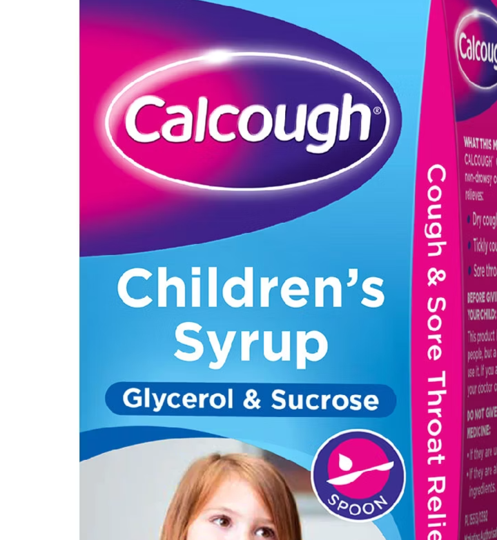 Calcough Soothing Syrup Blackcurrant_x_125ML